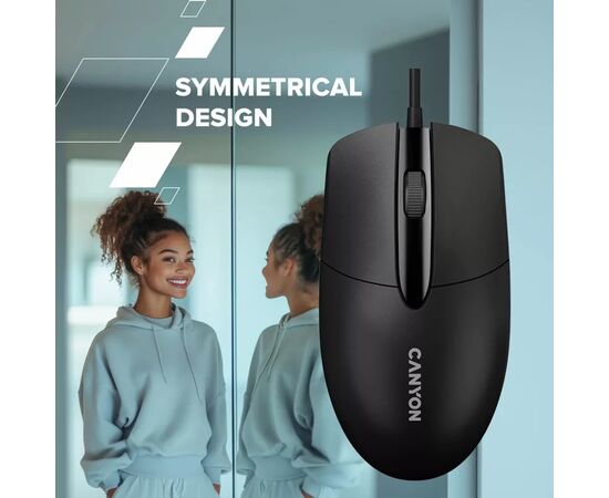 Мышка Canyon M-5 USB Black (CNE-CMS5), изображение 6 Мышка Canyon M-5 USB Black (CNE-CMS5), изображение 6