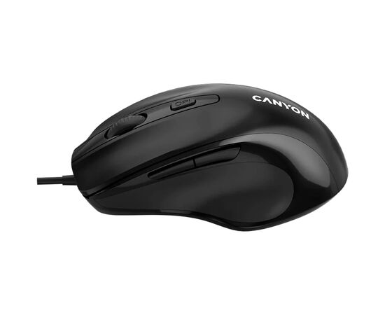 Мышка Canyon M-6 USB Black (CNE-CMS6), изображение 3 Мышка Canyon M-6 USB Black (CNE-CMS6), изображение 3