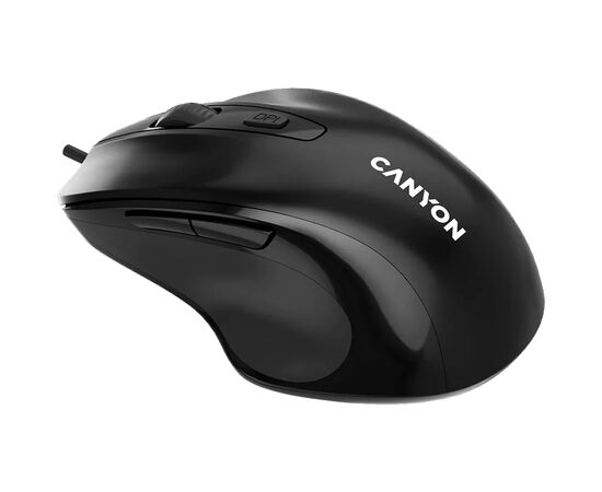 Мышка Canyon M-6 USB Black (CNE-CMS6), изображение 4 Мышка Canyon M-6 USB Black (CNE-CMS6), изображение 4