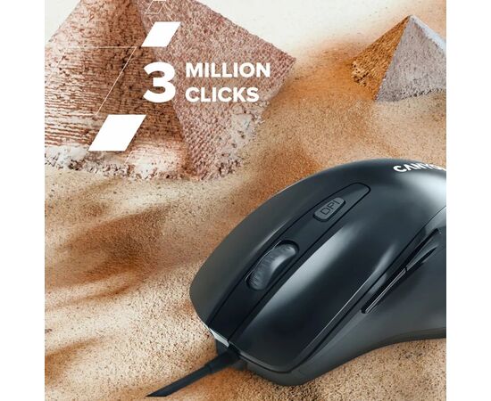 Мышка Canyon M-6 USB Black (CNE-CMS6), изображение 6 Мышка Canyon M-6 USB Black (CNE-CMS6), изображение 6