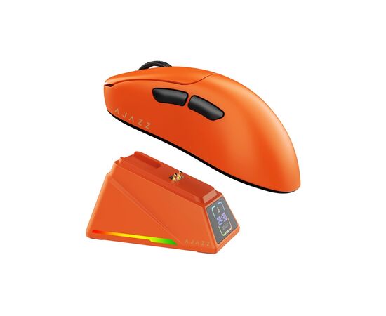 Мышка Ajazz AJ179APEX Wireless/Bluetooth/USB Orange (AJM179-A-O), изображение 3 Мышка Ajazz AJ179APEX Wireless/Bluetooth/USB Orange (AJM179-A-O), изображение 3