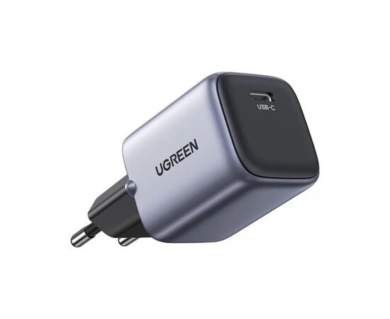 Зарядное устройство Ugreen 1xUSB 30W (USB-C) Gan PD Nexode Mini + PD cable Grey CD319 (25257), изображение 2 Зарядное устройство Ugreen 1xUSB 30W (USB-C) Gan PD Nexode Mini + PD cable Grey CD319 (25257), изображение 2