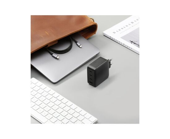 Зарядное устройство Ugreen 4xUSB 100W (3xUSB-C+USB-A) Gan Tech Fast GAN Charger black CD226 (40747), изображение 7 Зарядное устройство Ugreen 4xUSB 100W (3xUSB-C+USB-A) Gan Tech Fast GAN Charger black CD226 (40747), изображение 7