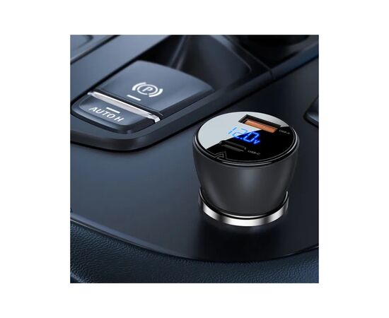 Зарядное устройство Acefast 2xUSB 63W (USB-C + USB-A) B6 with digital display (6974316280972), изображение 3 Зарядное устройство Acefast 2xUSB 63W (USB-C + USB-A) B6 with digital display (6974316280972), изображение 3