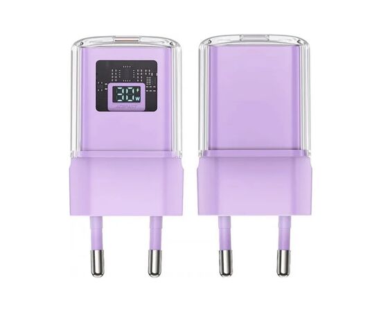 Зарядное устройство Acefast 1xUSB-C 30W Gan A53 Fast Charger alfalfa purple (6974316282365), изображение 2 Зарядное устройство Acefast 1xUSB-C 30W Gan A53 Fast Charger alfalfa purple (6974316282365), изображение 2