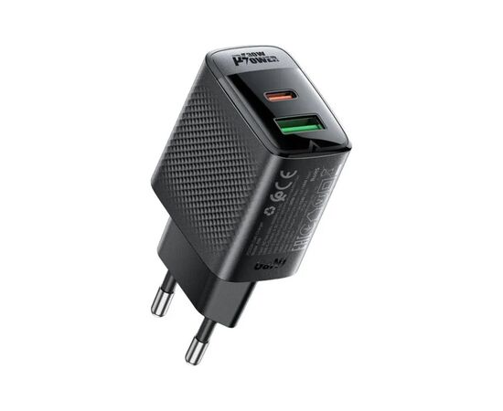 Зарядное устройство Acefast 2xUSB 30W (USB-C+USB-A) Gan A98 Black (6974316283263), изображение 3 Зарядное устройство Acefast 2xUSB 30W (USB-C+USB-A) Gan A98 Black (6974316283263), изображение 3