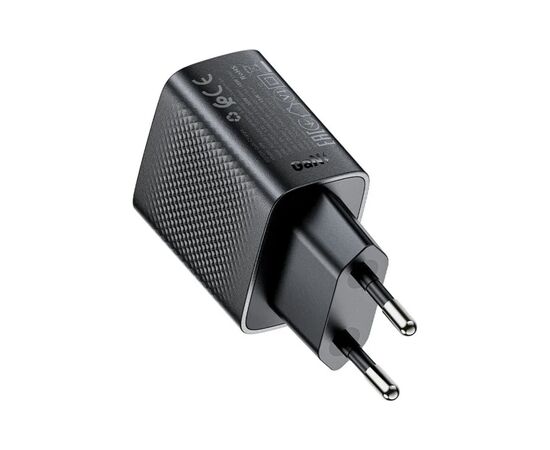 Зарядное устройство Acefast 2xUSB 30W (USB-C+USB-A) Gan A98 Black (6974316283263), изображение 5 Зарядное устройство Acefast 2xUSB 30W (USB-C+USB-A) Gan A98 Black (6974316283263), изображение 5