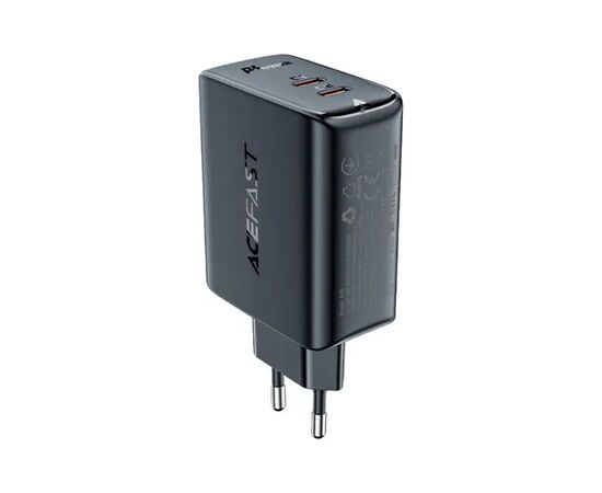 Зарядное устройство Acefast 2xUSB 50W (USB-C+USB-C) Gan A29 Fast Charger Black (6974316281443), изображение 3 Зарядное устройство Acefast 2xUSB 50W (USB-C+USB-C) Gan A29 Fast Charger Black (6974316281443), изображение 3