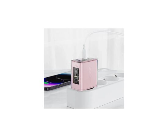 Зарядное устройство Acefast 3xUSB 65W (2xUSB-C+USB-A) Gan A45 Fast Charger Cherry blossom (6974316282082), изображение 6 Зарядное устройство Acefast 3xUSB 65W (2xUSB-C+USB-A) Gan A45 Fast Charger Cherry blossom (6974316282082), изображение 6