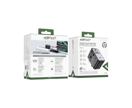 Зарядное устройство Acefast 5xUSB 75W (3xUSB-C + 2xUSB-A) Gan Z1 Fast Charger (6974316282495), изображение 7 Зарядное устройство Acefast 5xUSB 75W (3xUSB-C + 2xUSB-A) Gan Z1 Fast Charger (6974316282495), изображение 7