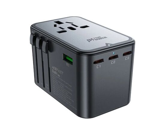 Зарядний пристрій Acefast 5xUSB 75W (3xUSB-C + 2xUSB-A) Gan Z1 Fast Charger (6974316282495)