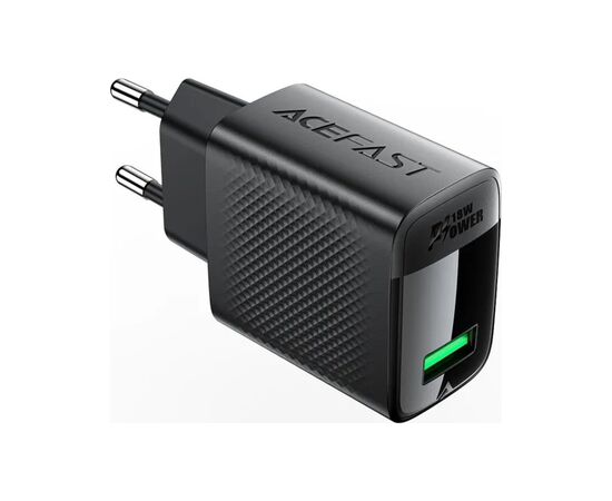 Зарядное устройство Acefast USB-A 20W + Type-C cable A90 Fast Charger Black (6974316280064)