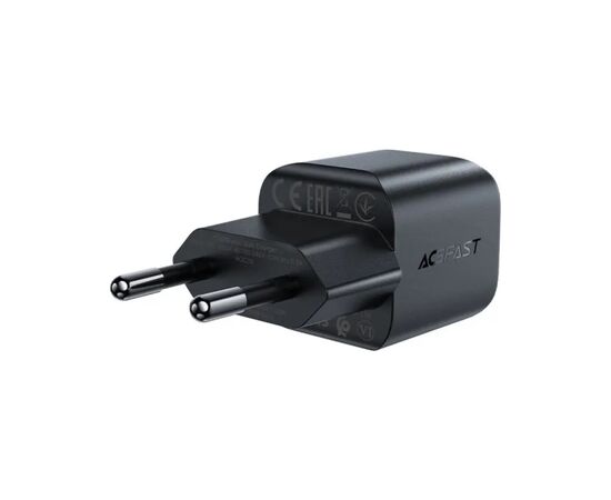 Зарядное устройство Acefast USB-C 20W Gan A73 mini Fast Charger Black (6974316282648), изображение 2 Зарядное устройство Acefast USB-C 20W Gan A73 mini Fast Charger Black (6974316282648), изображение 2