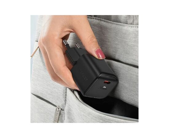 Зарядное устройство Acefast USB-C 20W Gan A73 mini Fast Charger Black (6974316282648), изображение 5 Зарядное устройство Acefast USB-C 20W Gan A73 mini Fast Charger Black (6974316282648), изображение 5