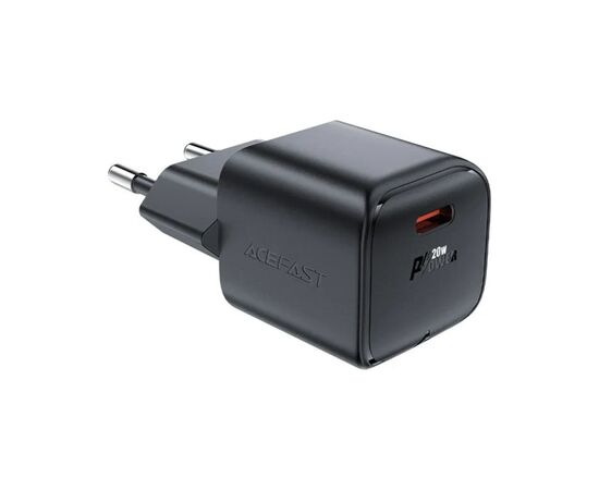 Зарядное устройство Acefast USB-C 20W Gan A73 mini Fast Charger Black (6974316282648)
