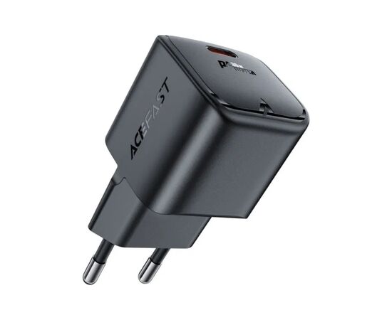Зарядное устройство Acefast USB-C 30W Gan A77 mini Fast Charger Black (6974316282662), изображение 3 Зарядное устройство Acefast USB-C 30W Gan A77 mini Fast Charger Black (6974316282662), изображение 3