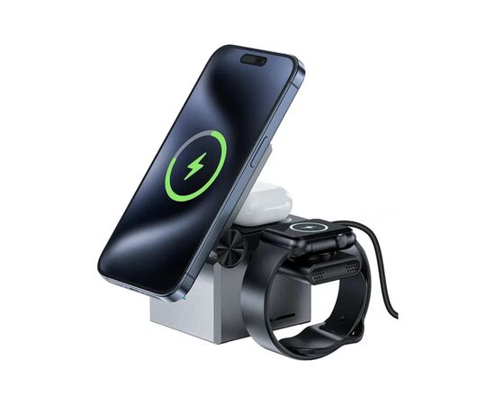 Зарядное устройство Acefast Wireless QI 3in1 15W E18 Rubik''s (6974316282884), изображение 4 Зарядное устройство Acefast Wireless QI 3in1 15W E18 Rubik''s (6974316282884), изображение 4