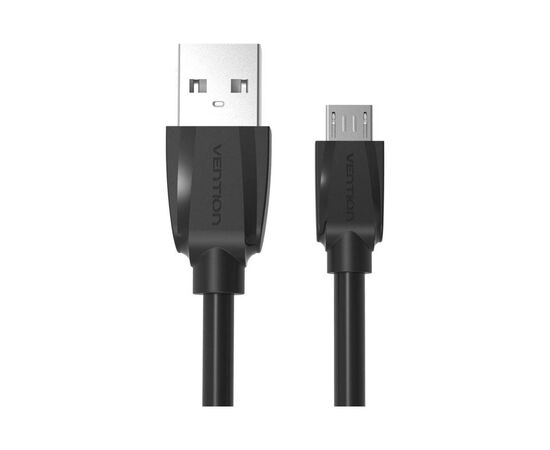 Дата кабель USB 2.0 AM to Micro 5P 1.0m Vention (VAS-A40-B300), изображение 2 Дата кабель USB 2.0 AM to Micro 5P 1.0m Vention (VAS-A40-B300), изображение 2