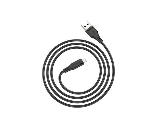 Дата кабель USB 2.0 AM to Lightning 1.2m 2.4A TPE C3-02 Black Acefast (6974316280828), изображение 2 Дата кабель USB 2.0 AM to Lightning 1.2m 2.4A TPE C3-02 Black Acefast (6974316280828), изображение 2