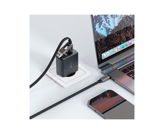 Дата кабель USB-C to USB-C/A 1.2m 3.0A zink alloy C13-04 Black Acefast (6974316282334), изображение 7 Дата кабель USB-C to USB-C/A 1.2m 3.0A zink alloy C13-04 Black Acefast (6974316282334), изображение 7