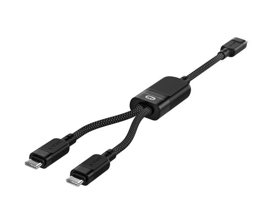 Дата кабель USB 2.0 USB-C 2in1 0.8m + sub 0.4m, 100W, C5-11 Acefast (6974316280149), изображение 4 Дата кабель USB 2.0 USB-C 2in1 0.8m + sub 0.4m, 100W, C5-11 Acefast (6974316280149), изображение 4