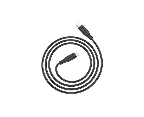 Дата кабель USB-C to Lightning 1.2m 3.0A TPE C3-01 Black Acefast (6974316280804), изображение 2 Дата кабель USB-C to Lightning 1.2m 3.0A TPE C3-01 Black Acefast (6974316280804), изображение 2
