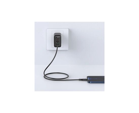 Дата кабель USB-C to Lightning 1.2m 3.0A TPE C3-01 Black Acefast (6974316280804), изображение 4 Дата кабель USB-C to Lightning 1.2m 3.0A TPE C3-01 Black Acefast (6974316280804), изображение 4