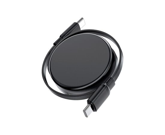 Дата кабель USB-C to USB-C 0.8m 60W dual retraction C13-03 Black Acefast (6974316280132), изображение 5 Дата кабель USB-C to USB-C 0.8m 60W dual retraction C13-03 Black Acefast (6974316280132), изображение 5