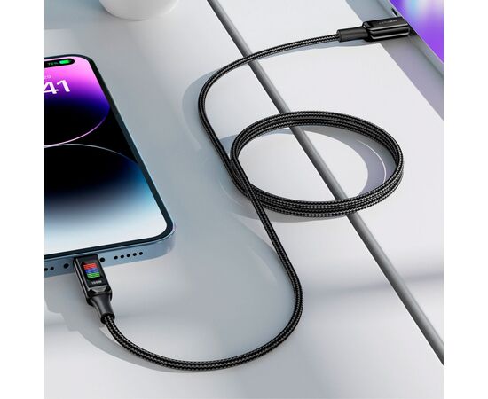 Дата кабель USB-C to USB-C 1.2m 100W with display C7-03 Acefast (6974316282778), изображение 7 Дата кабель USB-C to USB-C 1.2m 100W with display C7-03 Acefast (6974316282778), изображение 7