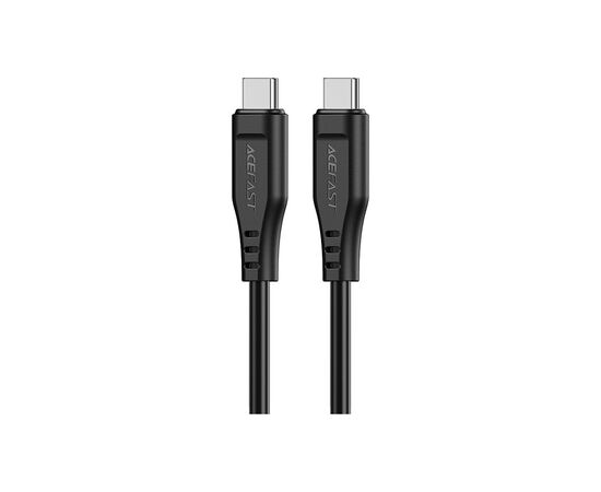 Дата кабель USB-C to USB-C 1.2m 3A TPE C3-03 Black Acefast (6974316280842)