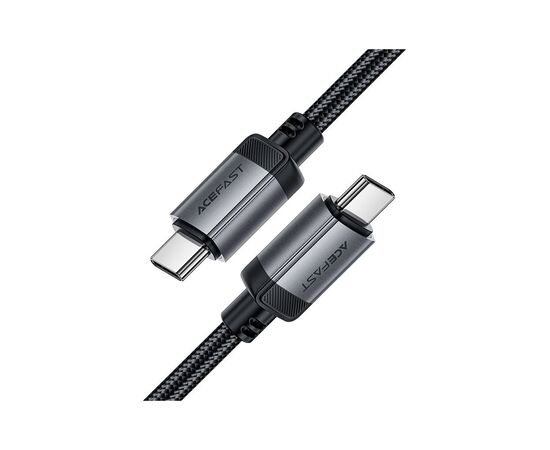 Дата кабель USB-C to USB-C 1.2m 3A aluminum alloy C20-03 Black Acefast (6974316283775), изображение 4 Дата кабель USB-C to USB-C 1.2m 3A aluminum alloy C20-03 Black Acefast (6974316283775), изображение 4