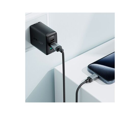 Дата кабель USB-C to USB-C 1.2m 3A aluminum alloy C20-03 Black Acefast (6974316283775), изображение 6 Дата кабель USB-C to USB-C 1.2m 3A aluminum alloy C20-03 Black Acefast (6974316283775), изображение 6