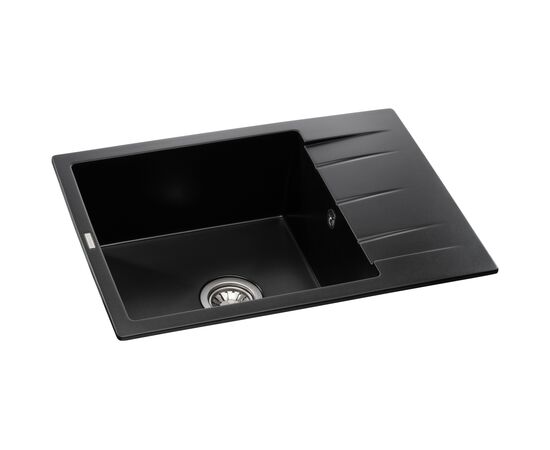 Мийка кухонна GRANADO LINARES black shine (gr0801), зображення 2 Мийка кухонна GRANADO LINARES black shine (gr0801), зображення 2