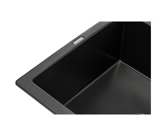 Мийка кухонна GRANADO LINARES black shine (gr0801), зображення 5 Мийка кухонна GRANADO LINARES black shine (gr0801), зображення 5