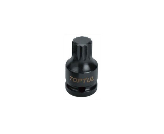 Головка торцевая Toptul ударная SPLINE М18 L44мм 1/2" (KADB1618S)