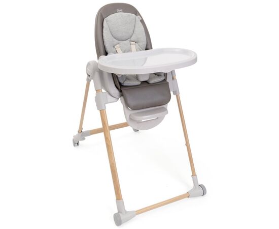 Стульчик для кормления Chicco Polly Armonia серый (87140.61)