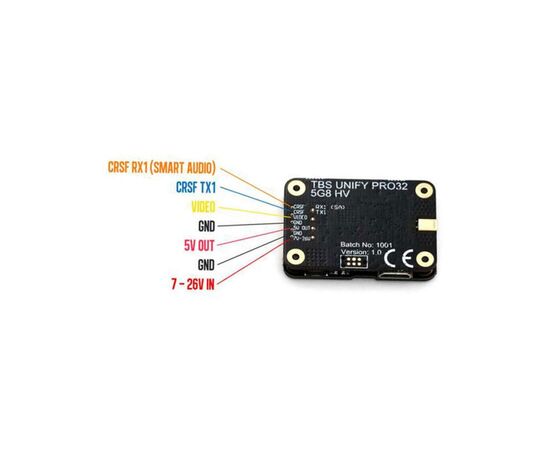 Видеопередатчик (VTX) TBS Unify Pro32 HV 2W 5.8GHz Wide Band Bulk (Unify Pro32 HV 2W 4.9GHz Wide Band Bulk), изображение 6 Видеопередатчик (VTX) TBS Unify Pro32 HV 2W 5.8GHz Wide Band Bulk (Unify Pro32 HV 2W 4.9GHz Wide Band Bulk), изображение 6