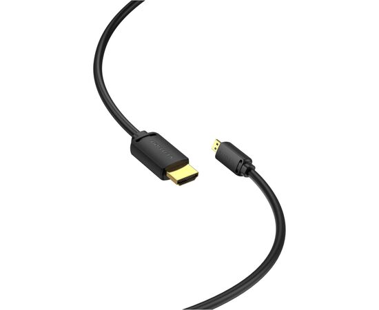 Кабель мультимедийный HDMI to HDMI Micro 3.0m V2.0 4K 60Hz18Gbps HDR Dolby Vention (AGIBI), изображение 3 Кабель мультимедийный HDMI to HDMI Micro 3.0m V2.0 4K 60Hz18Gbps HDR Dolby Vention (AGIBI), изображение 3