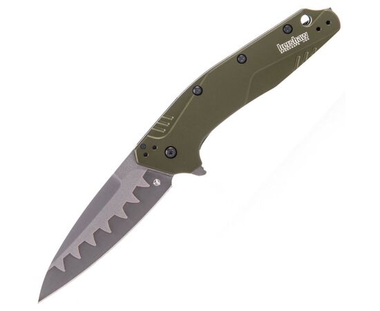 Нож Kershaw Dividend Composite Blade Olive (1812OLCB), изображение 3 Нож Kershaw Dividend Composite Blade Olive (1812OLCB), изображение 3