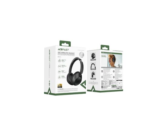 Наушники Acefast H3 ANC Bluetooth+3,5мм Black (6974316283485), изображение 3 Наушники Acefast H3 ANC Bluetooth+3,5мм Black (6974316283485), изображение 3