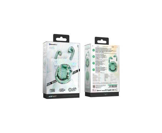 Наушники Acefast T8 Mint Green (6974316282259), изображение 4 Наушники Acefast T8 Mint Green (6974316282259), изображение 4