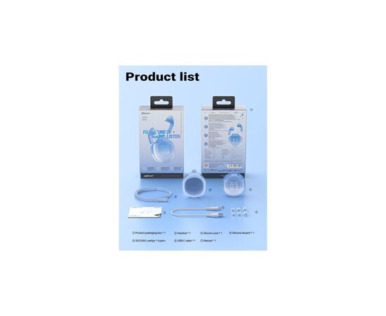 Наушники Acefast T9 Glacier Blue (6974316282525), изображение 3 Наушники Acefast T9 Glacier Blue (6974316282525), изображение 3