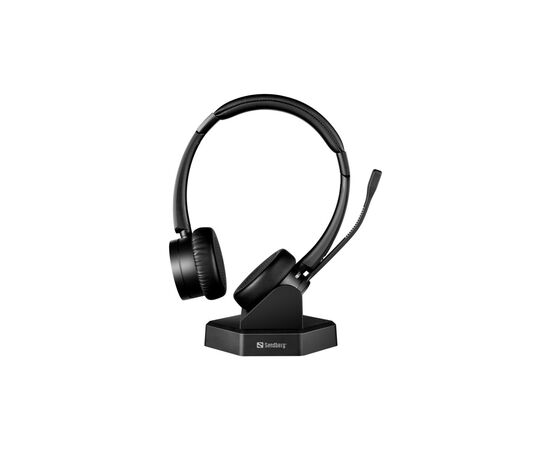 Наушники Sandberg Wireless Office Headset Pro+ Bluetooth Black (126-18), изображение 2 Наушники Sandberg Wireless Office Headset Pro+ Bluetooth Black (126-18), изображение 2