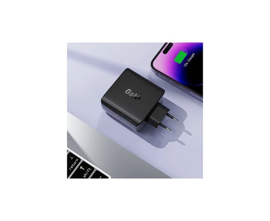 Зарядное устройство Acefast 4xUSB 100W (3xUSB-C+USB-A) Gan A94 Fast Charger Black (6974316283133), изображение 6 Зарядное устройство Acefast 4xUSB 100W (3xUSB-C+USB-A) Gan A94 Fast Charger Black (6974316283133), изображение 6