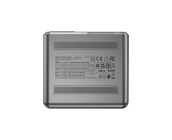 Зарядное устройство Acefast 4xUSB 218W (3xUSB-C + USB-A) Gan Z4 Fast Charger (6974316282587), изображение 6 Зарядное устройство Acefast 4xUSB 218W (3xUSB-C + USB-A) Gan Z4 Fast Charger (6974316282587), изображение 6