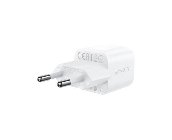 Зарядное устройство Acefast USB-C 20W Gan A73 mini + USB-C cable Fast Charger White (6974316282655), изображение 3 Зарядное устройство Acefast USB-C 20W Gan A73 mini + USB-C cable Fast Charger White (6974316282655), изображение 3