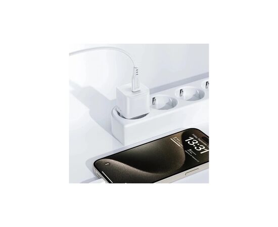 Зарядное устройство Acefast USB-C 20W Gan A73 mini + USB-C cable Fast Charger White (6974316282655), изображение 5 Зарядное устройство Acefast USB-C 20W Gan A73 mini + USB-C cable Fast Charger White (6974316282655), изображение 5