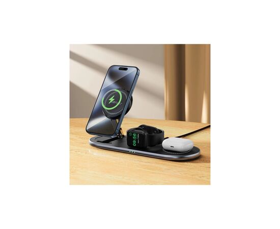 Зарядное устройство Acefast Wireless QI 3in1 15W E19 Qi2 (6974316283096), изображение 6 Зарядное устройство Acefast Wireless QI 3in1 15W E19 Qi2 (6974316283096), изображение 6