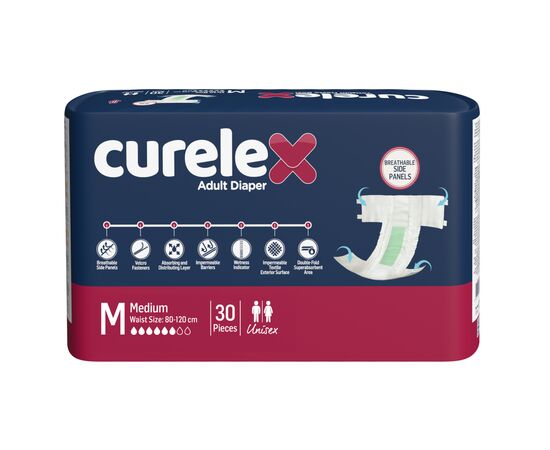 Подгузники для взрослых Curelex Medium 30 шт (8697405346790)