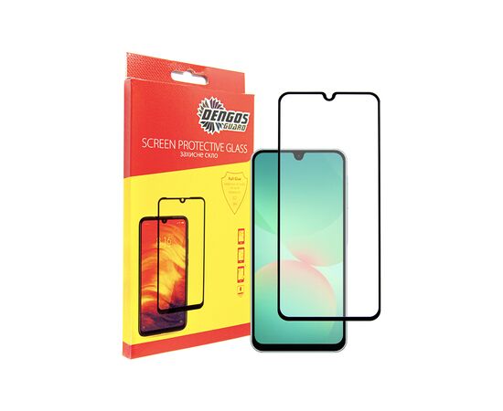 Стекло защитное Dengos Full Glue Samsung Galaxy A26 5G (black) (TGFG-386)